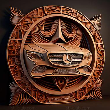 3D мадэль Mercedes Benz S (STL)